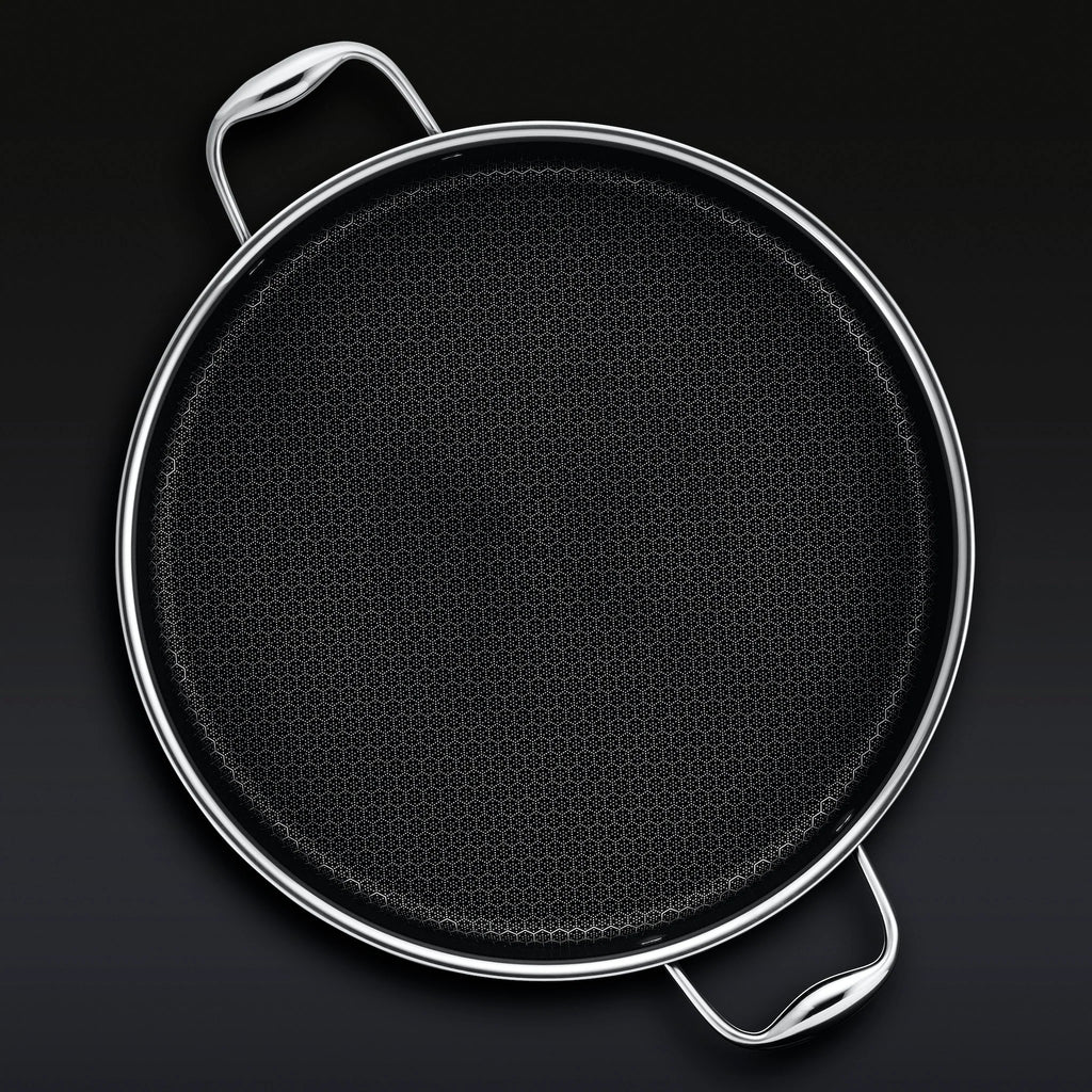 Hybrid Deep Sauté Pan/Chicken Fryer with Lid, 7-Qt