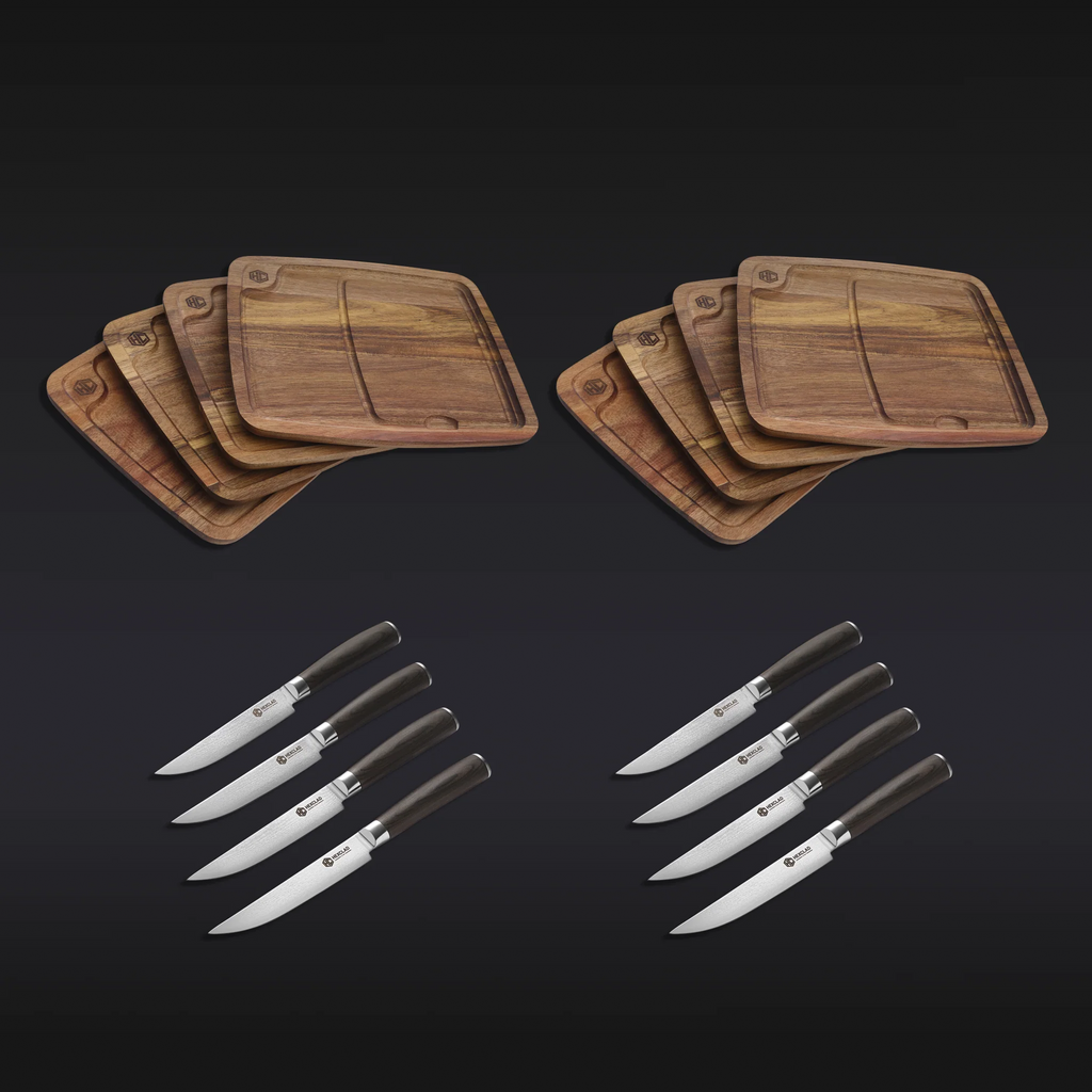 Steak Knife & Bistecca Plate Set, 16-pc (Espresso)