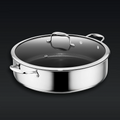 Hybrid Deep Sauté Pan with Lid, 10-QT