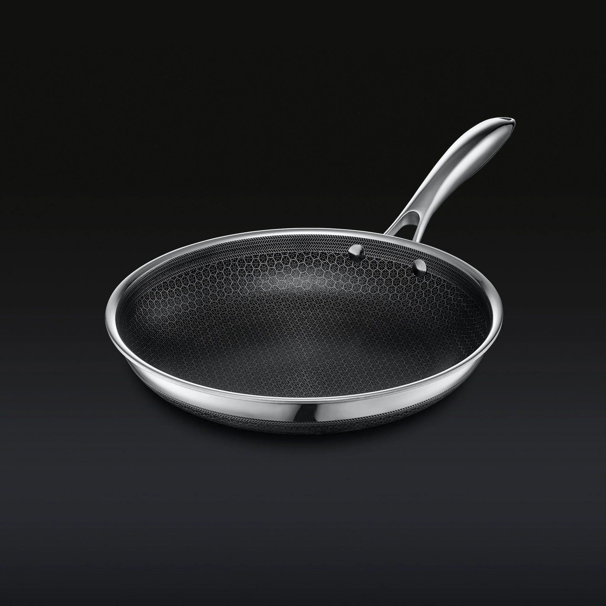 Hybrid Fry Pan Set with Lids, 6pc