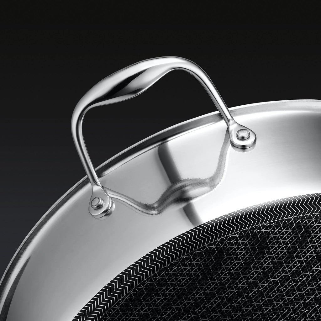Hybrid Deep Sauté Pan/Chicken Fryer with Lid, 7-Qt
