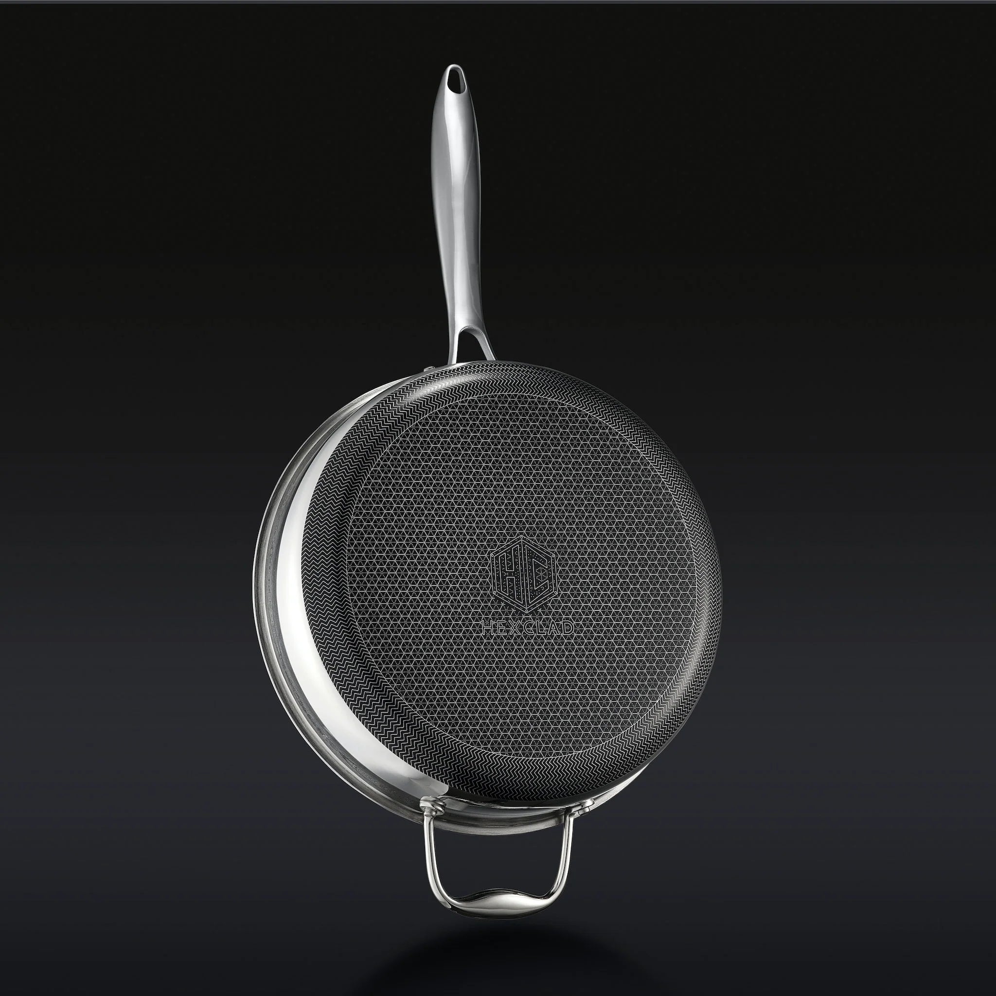 Hybrid Deep Sauté Pan with Lid, 3.3-Qt