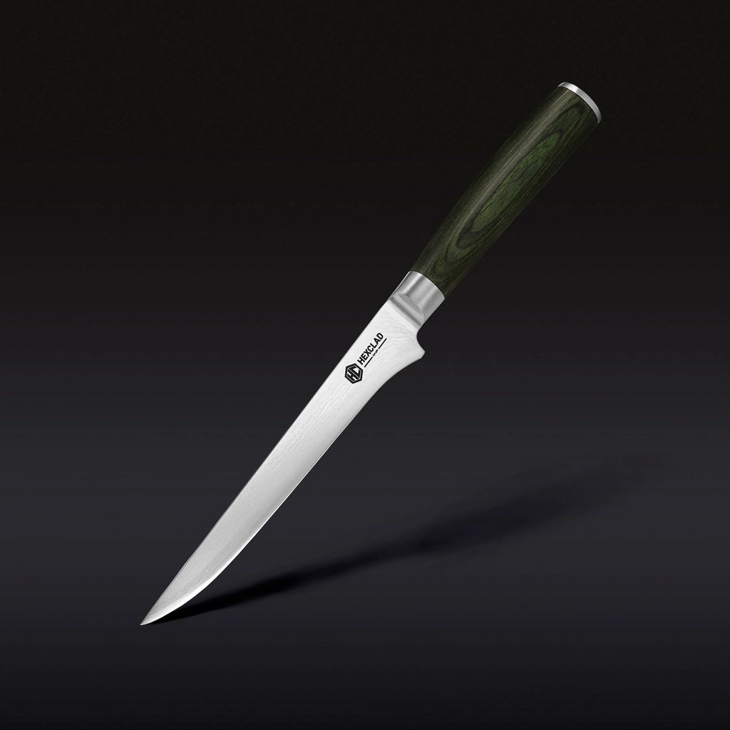 Damascus Steel Boning & Fillet Knife, 6"