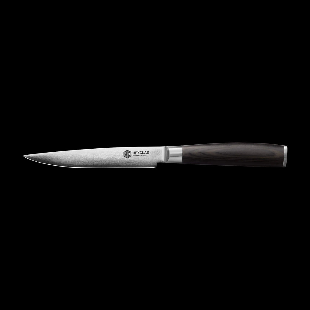Damascus Steel Steak Knife Set, 4-pc (Espresso)