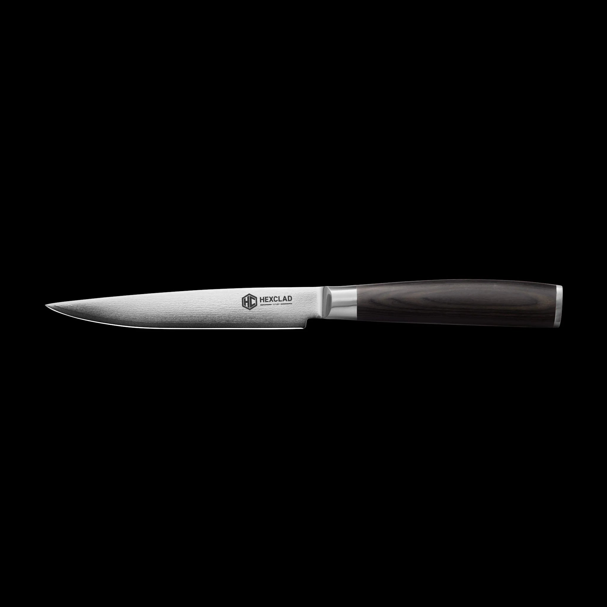 Damascus Steel Steak Knife Set, 4-pc (Espresso)